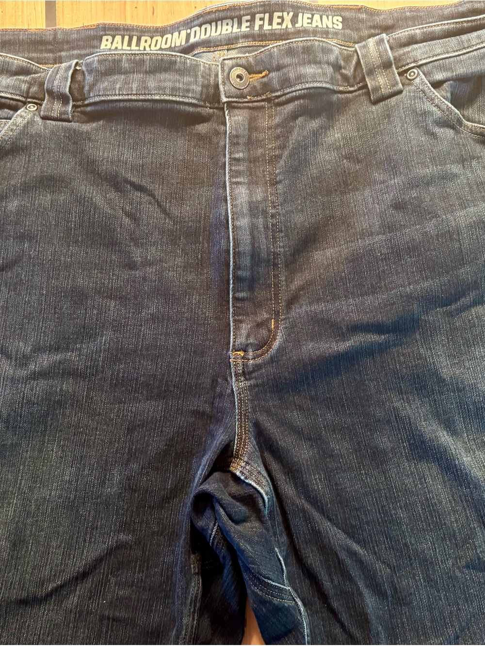 Duluth Trading Co Men’s Relaxed Jeans - Dark Blue Denim